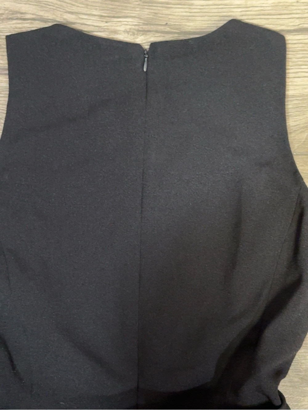 INC International Concepts Black Sleeveless Wide-Leg Jumpsuit with Front Slits - Picture 10 of 11
